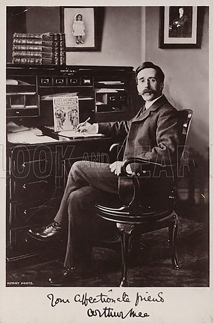 Arthur Mees persomel card that was used as a business card to friends